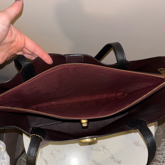 Coach Willow Black Tote Bag - Picture 8 of 10